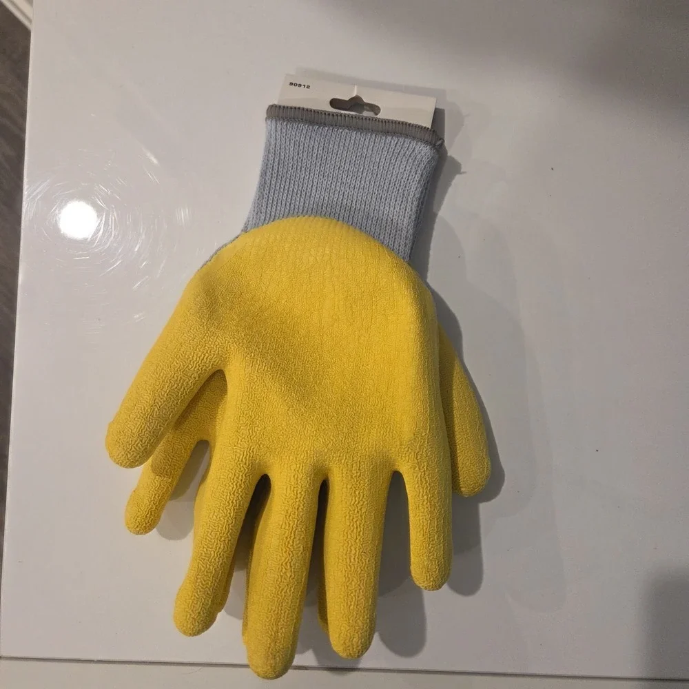 NEW HARDY Latex-Dipped Work Gloves, Large Work Gloves